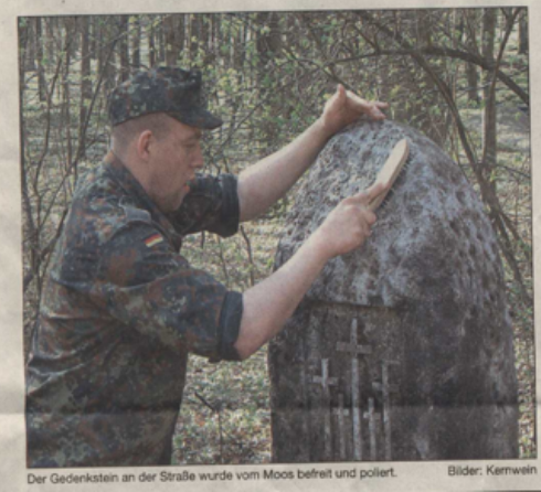 Renovierung des Denkmals 2003